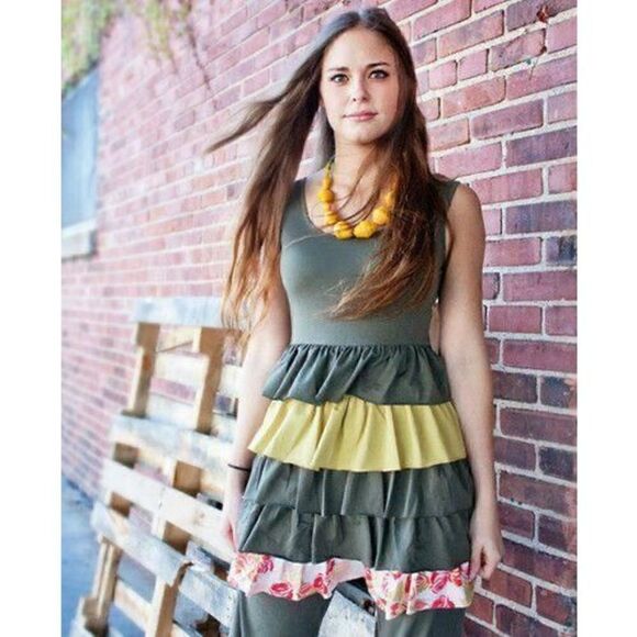 Matilda Jane Serendipity XANADU Tunic Ruffle Dress - Picture 2 of 8